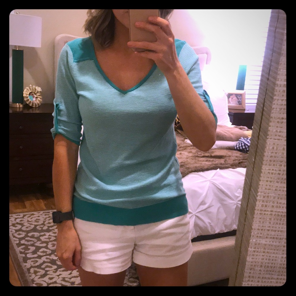 Teal sweater